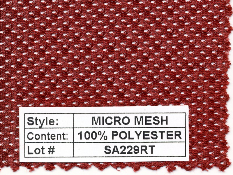 Micro Mesh 100% Polyester